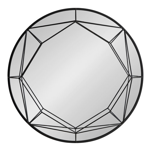 Everly Quinn Winfred Round Metal Wall Mirror & Reviews Wayfair